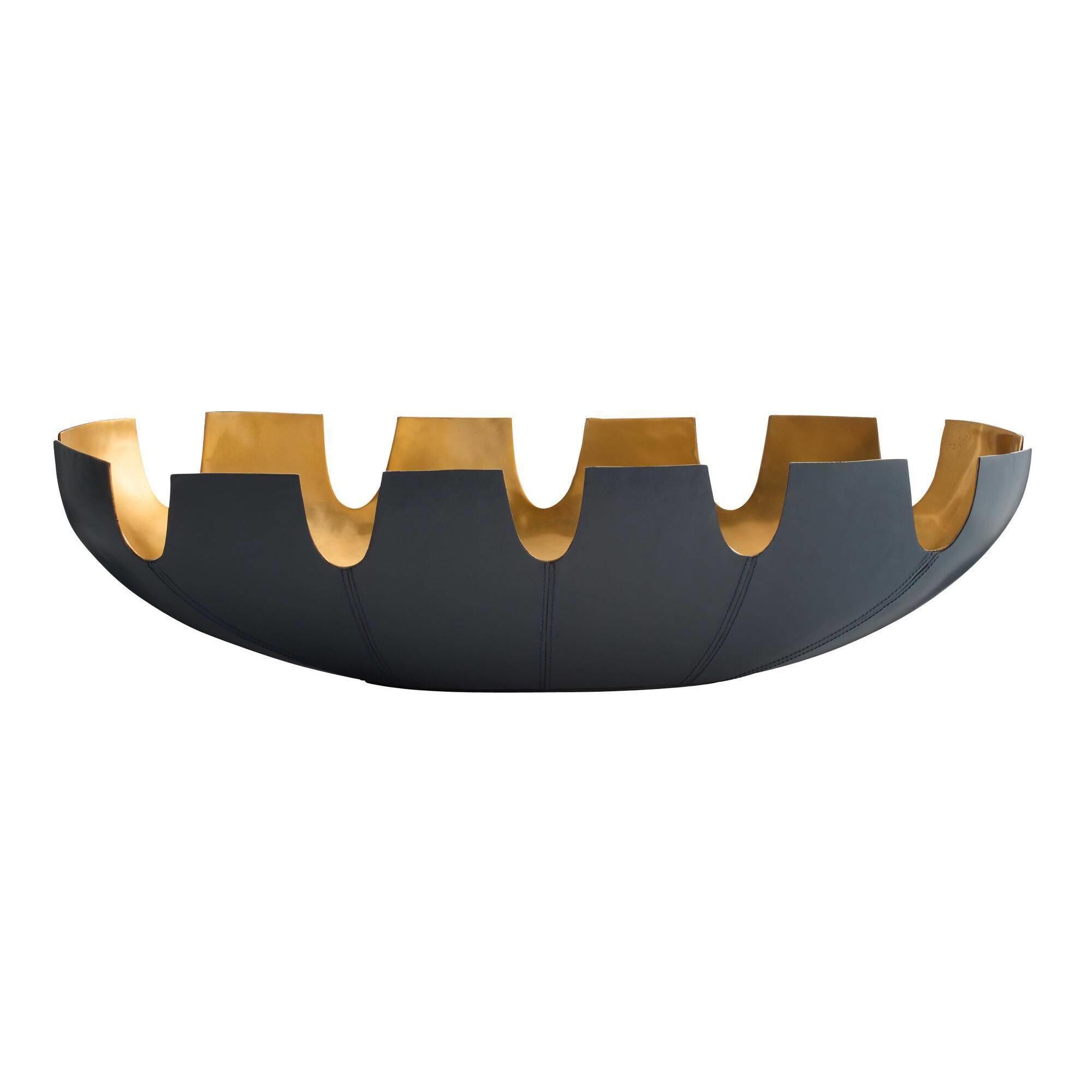 Shown in Navy and Antique Brass finish