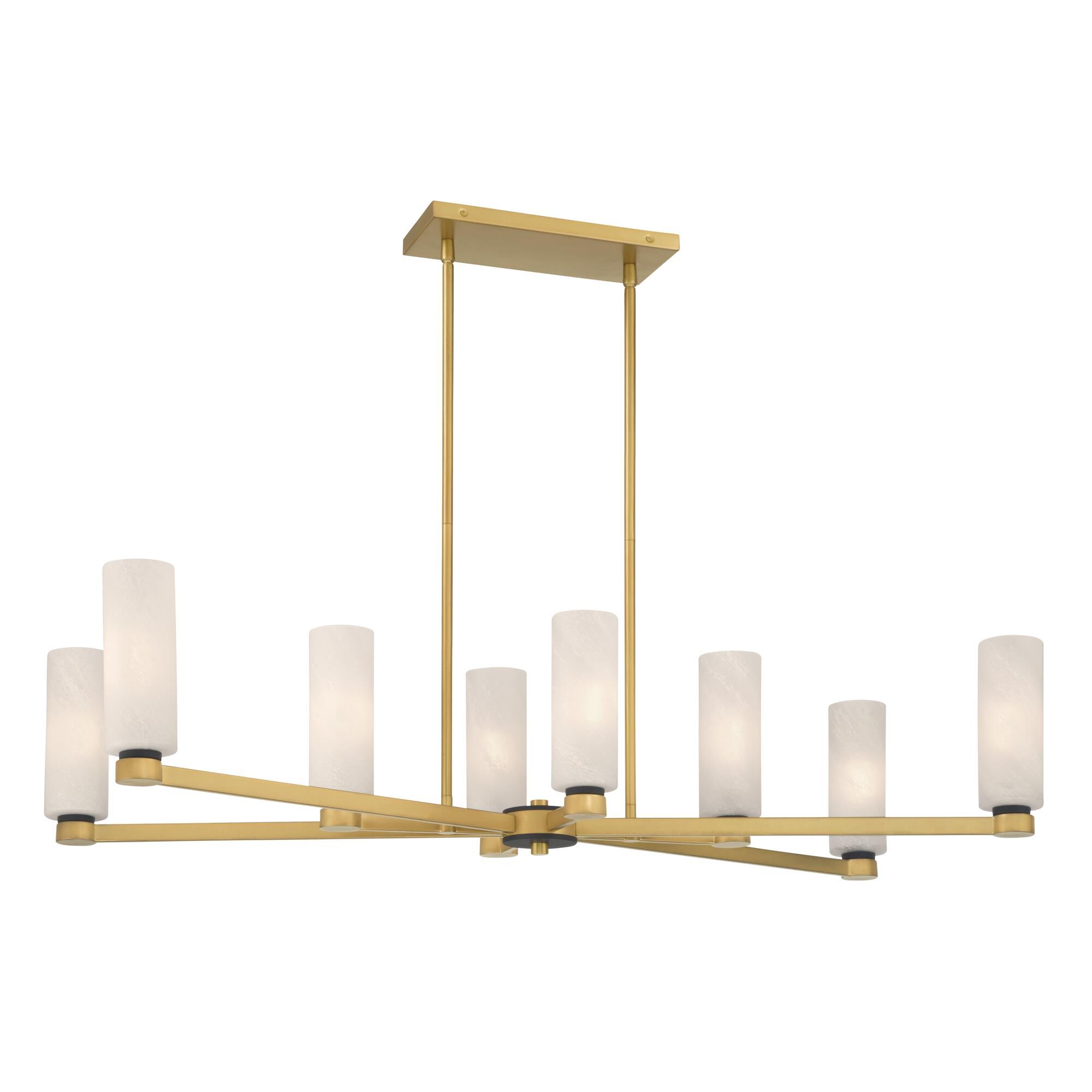 Shown in Legacy Brass finish and Etched Alabaster glass