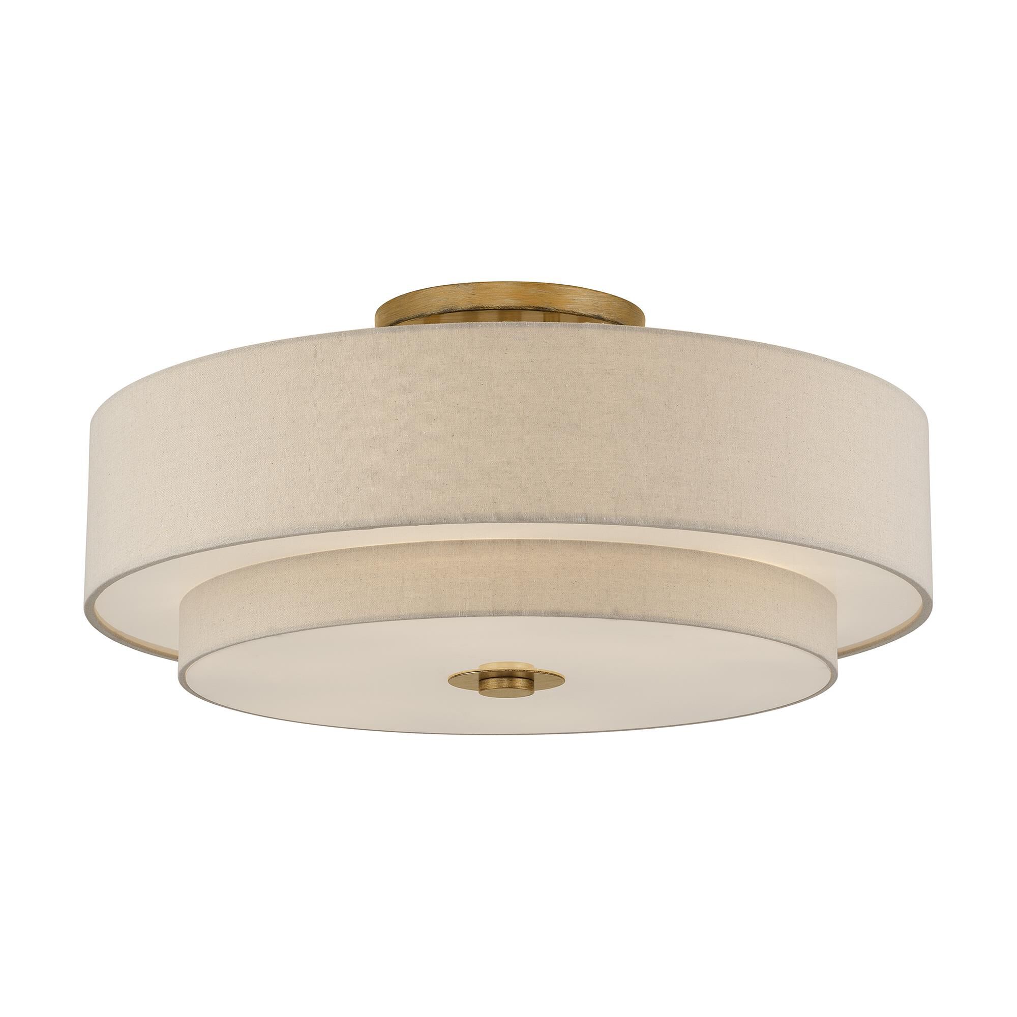 Bellingham 30 Inch Semi Flush Mount by Livex Lighting