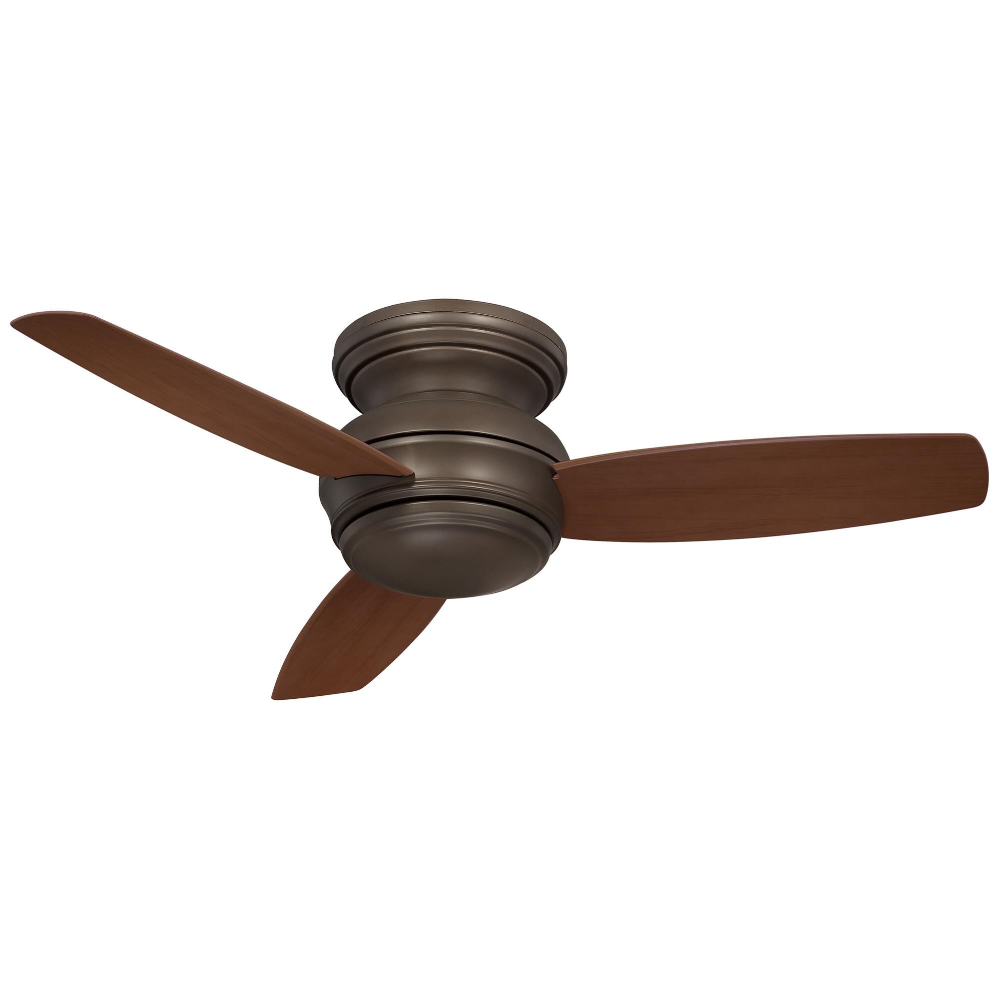 Traditional Concept 44 Inch Flush Mount Fan with Light Kit,