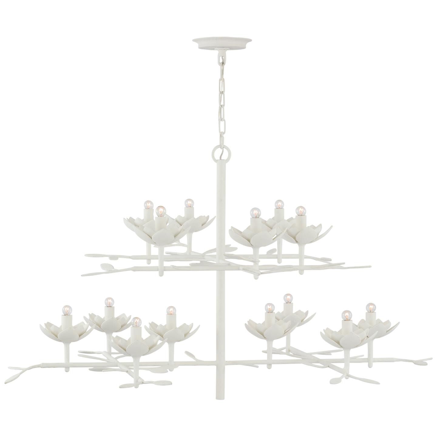 Julie Neill Clementine 52 Inch 14 Light LED Chandelier by Visual Comfort Signature Collection