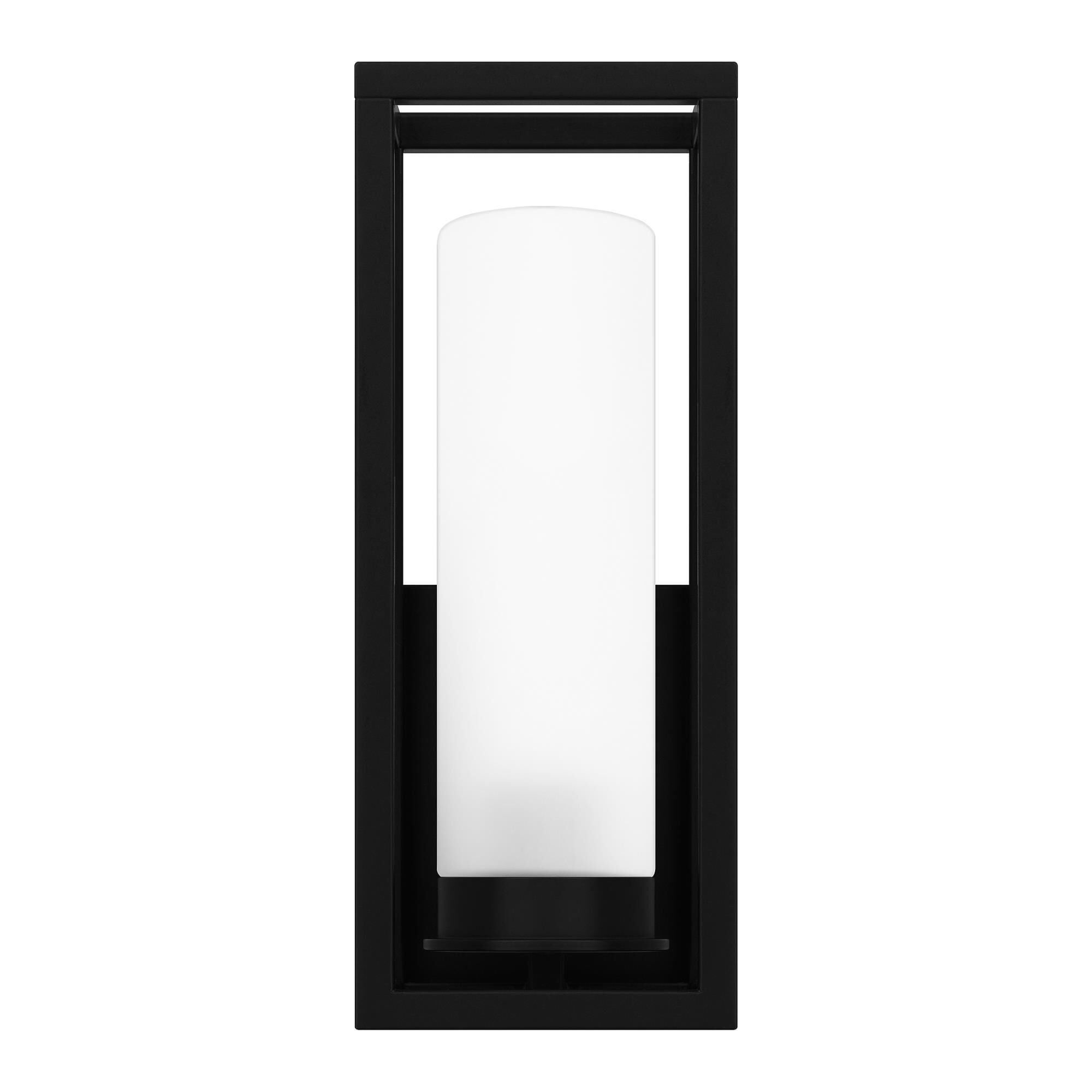 Shown in Matte Black finish and Etched Glass shade