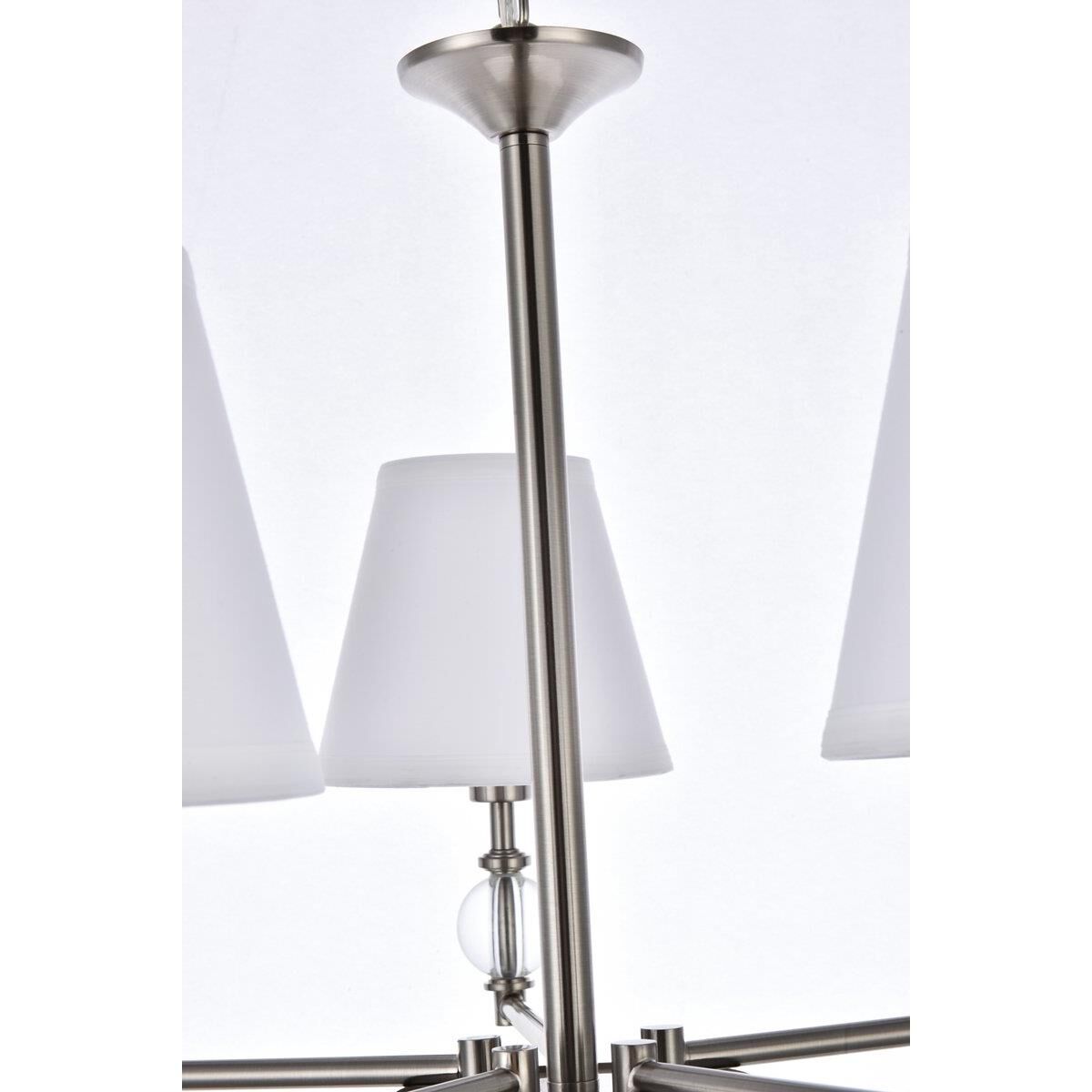 Bethany 27 Inch 5 Light Chandelier by Elegant Lighting
