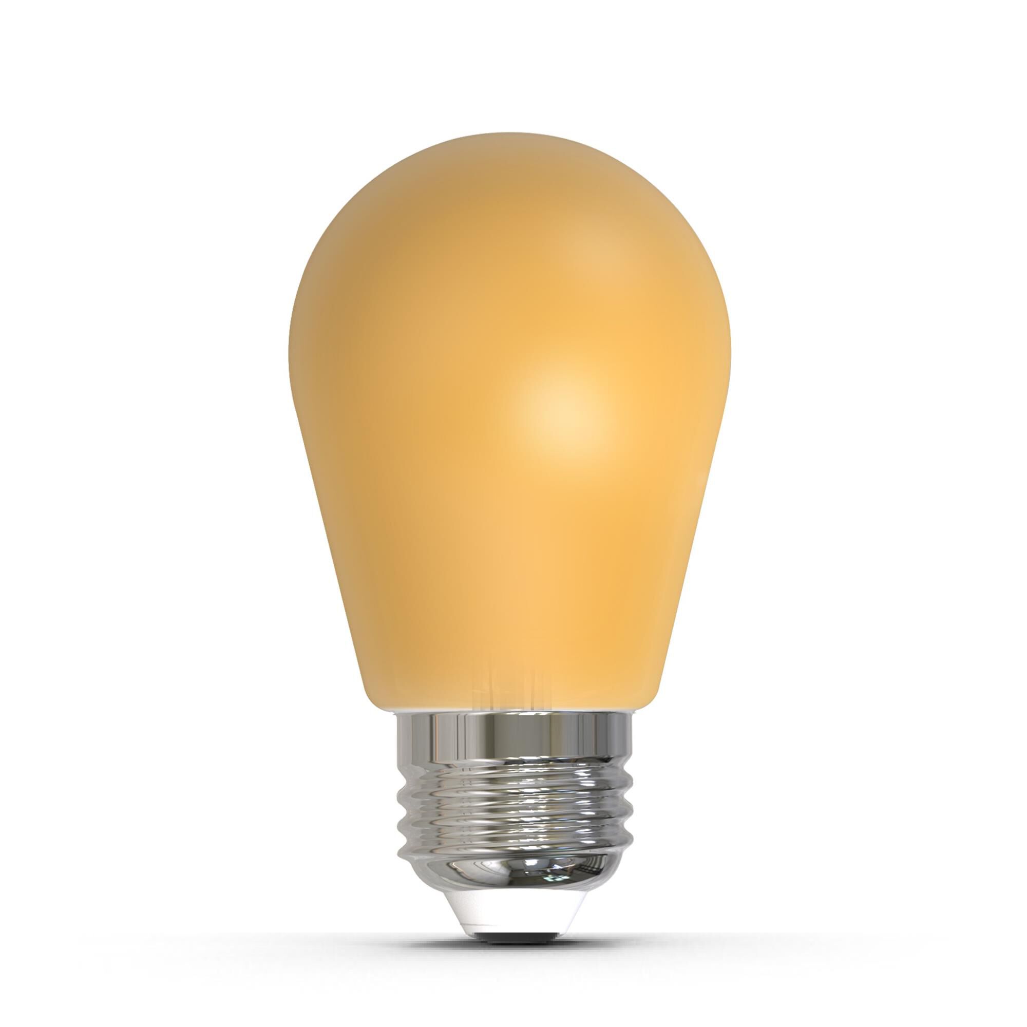 Ceramic Yellow S14 Base E26 LED Light Bulb by Bulbrite