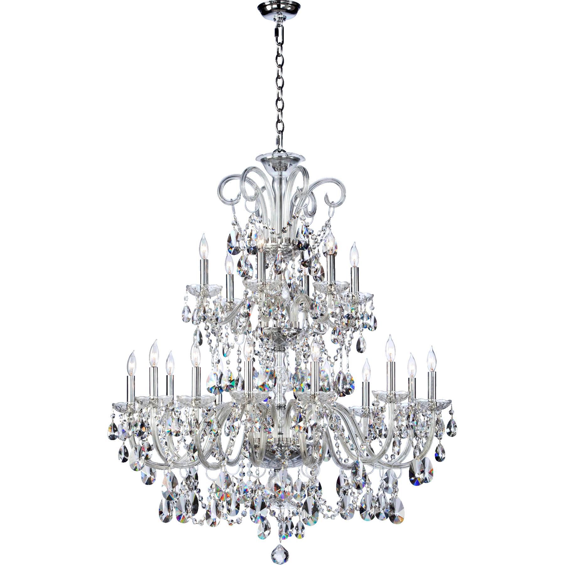 Bohemian Katerina 37 Inch 18 Light Chandelier by Quorum International