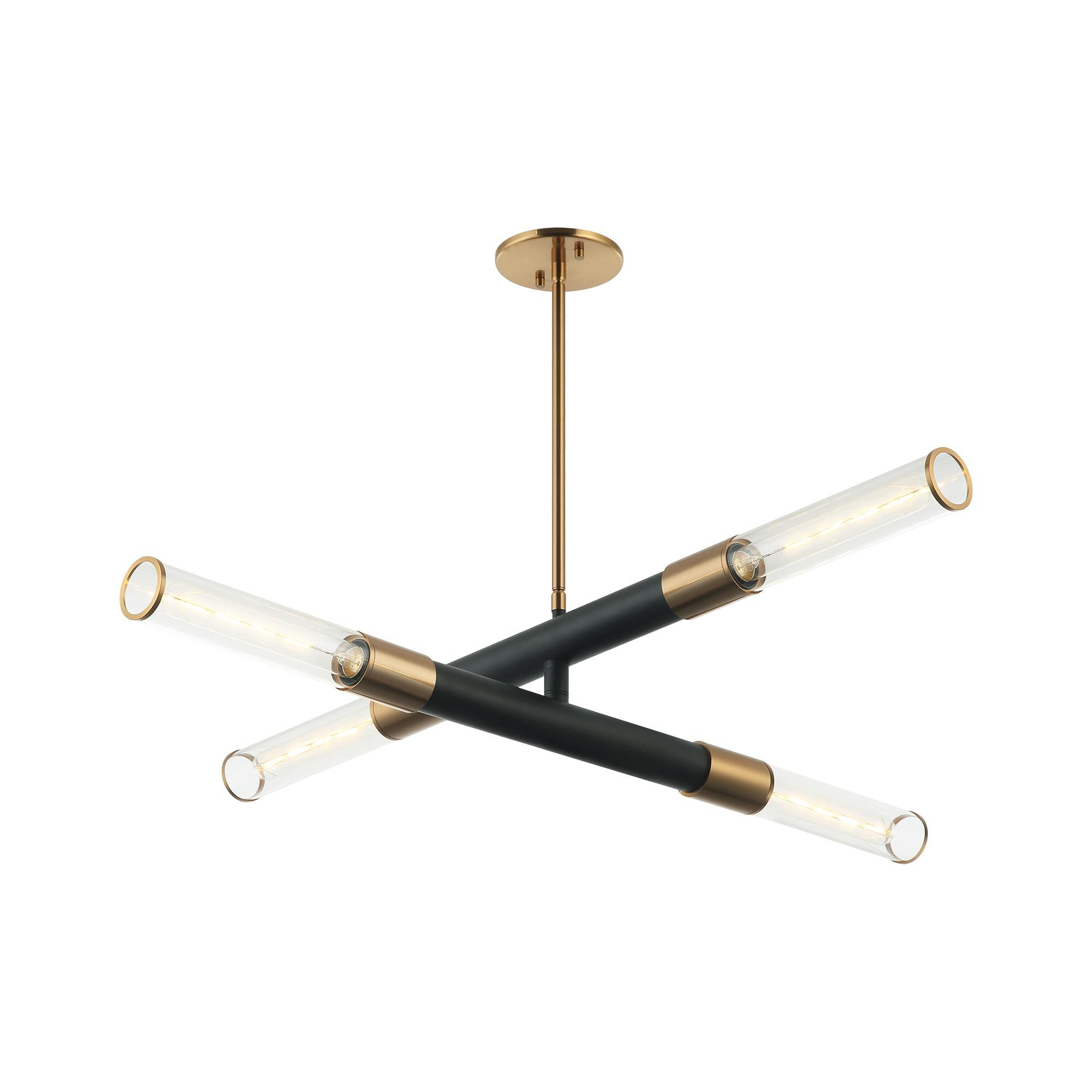 Tubo 35 Inch 4 Light Linear Suspension Light by Matteo Lighting