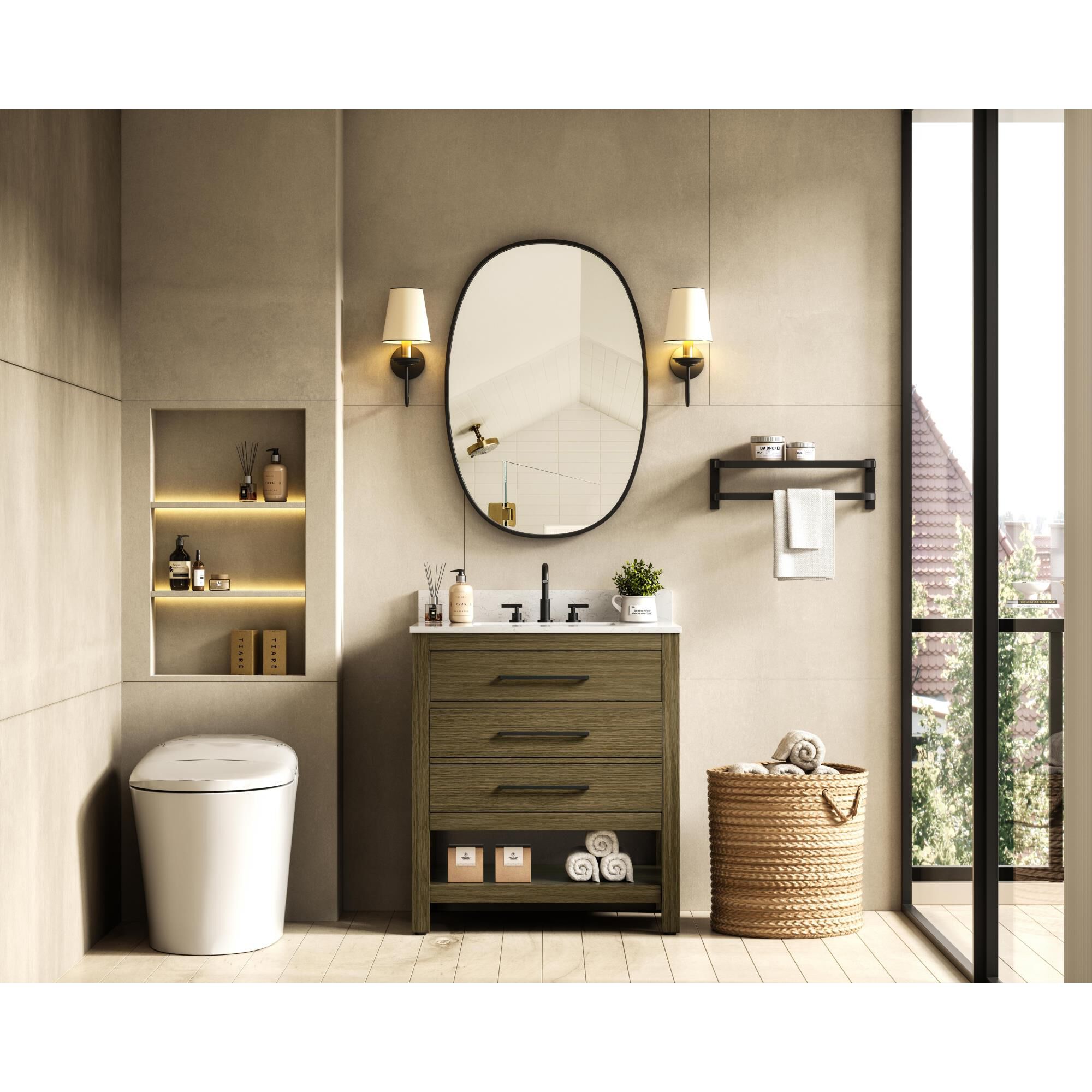 Karson 30 Inch Bath Vanity by Elegant Dcor