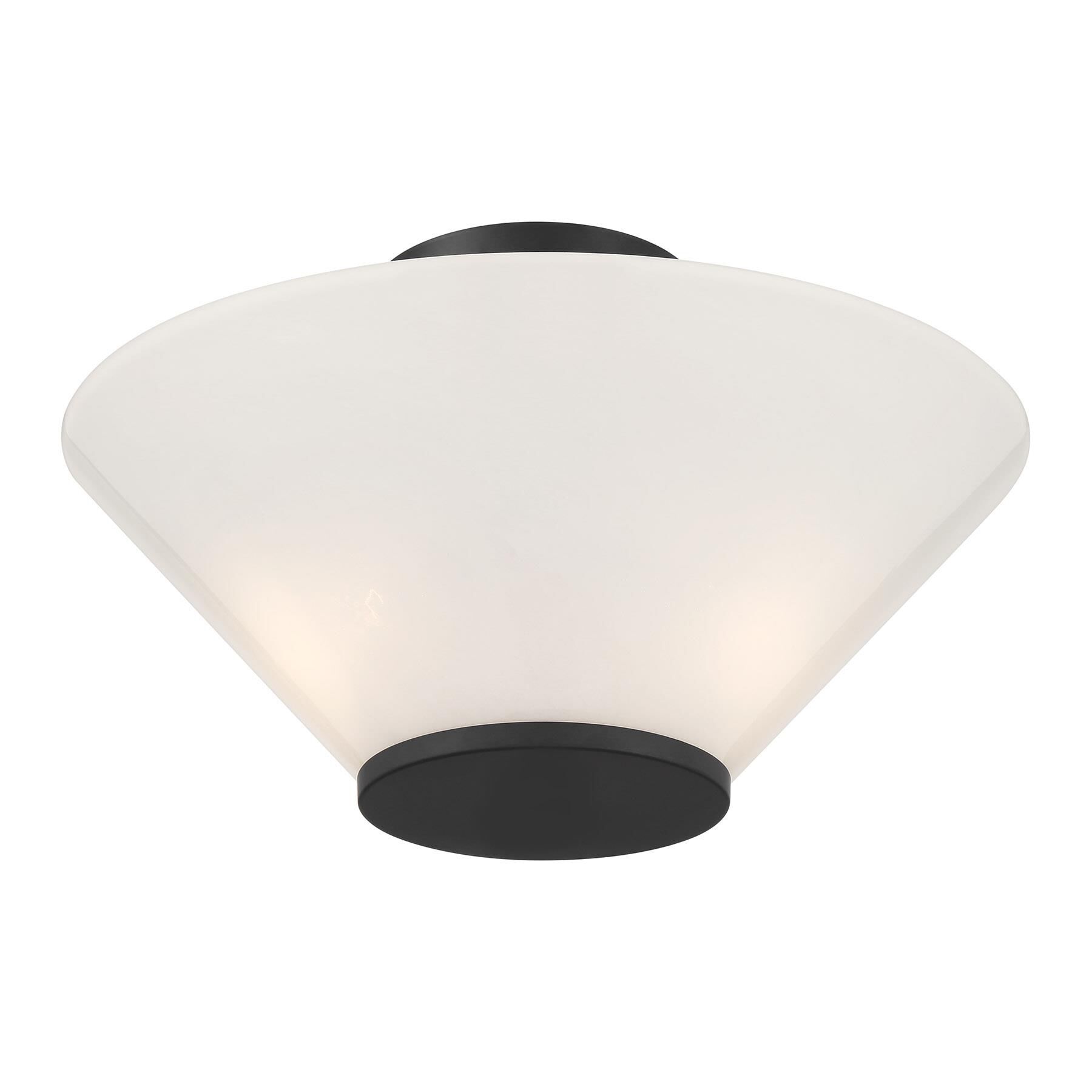 Shown in Matte Black finish and Strie shade