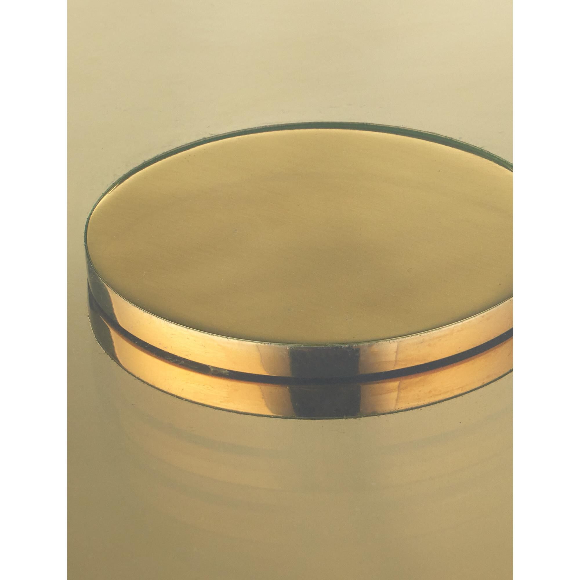 Shown in Polished Brass, Clear finish