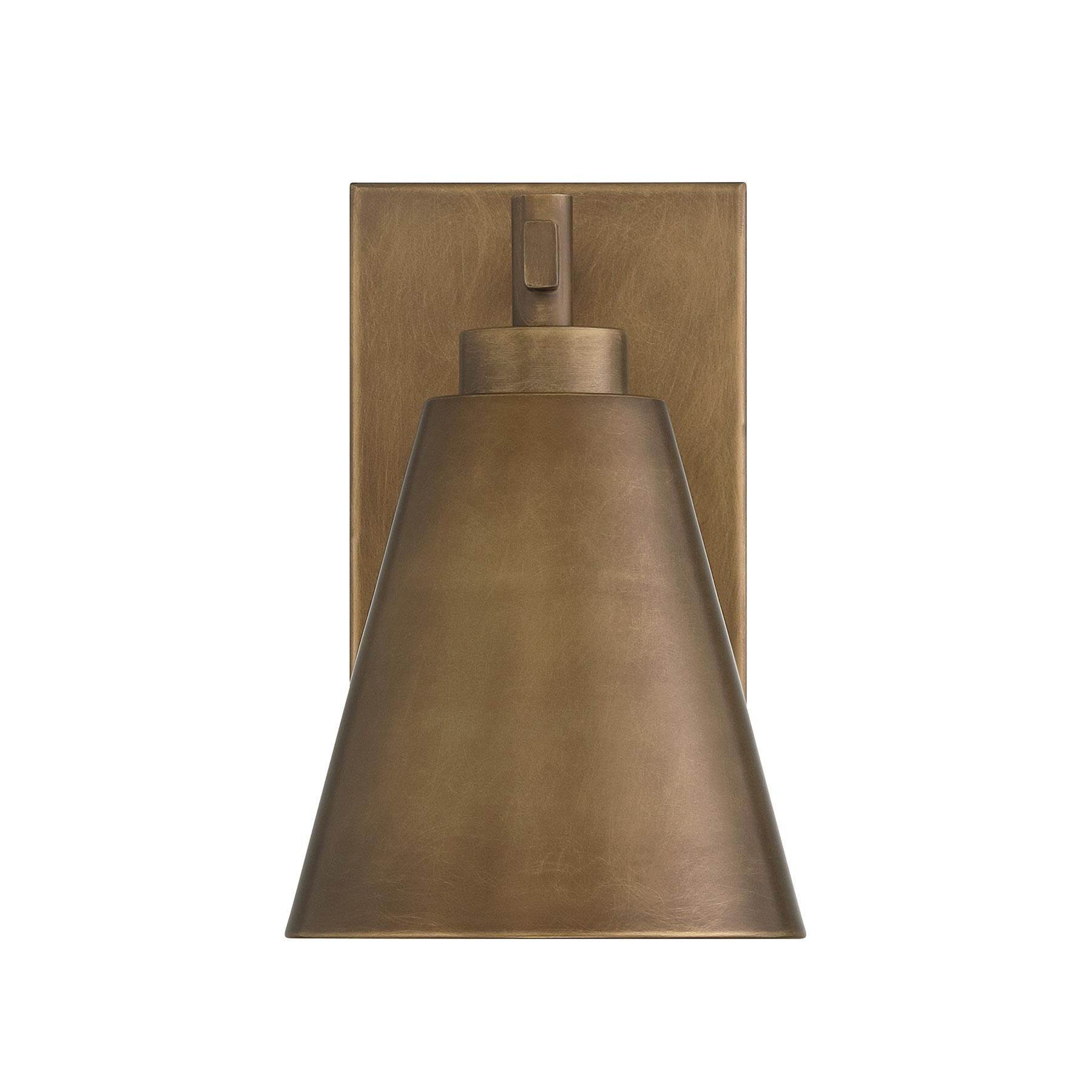 Shown in Atlas Bronze finish and Metal shade