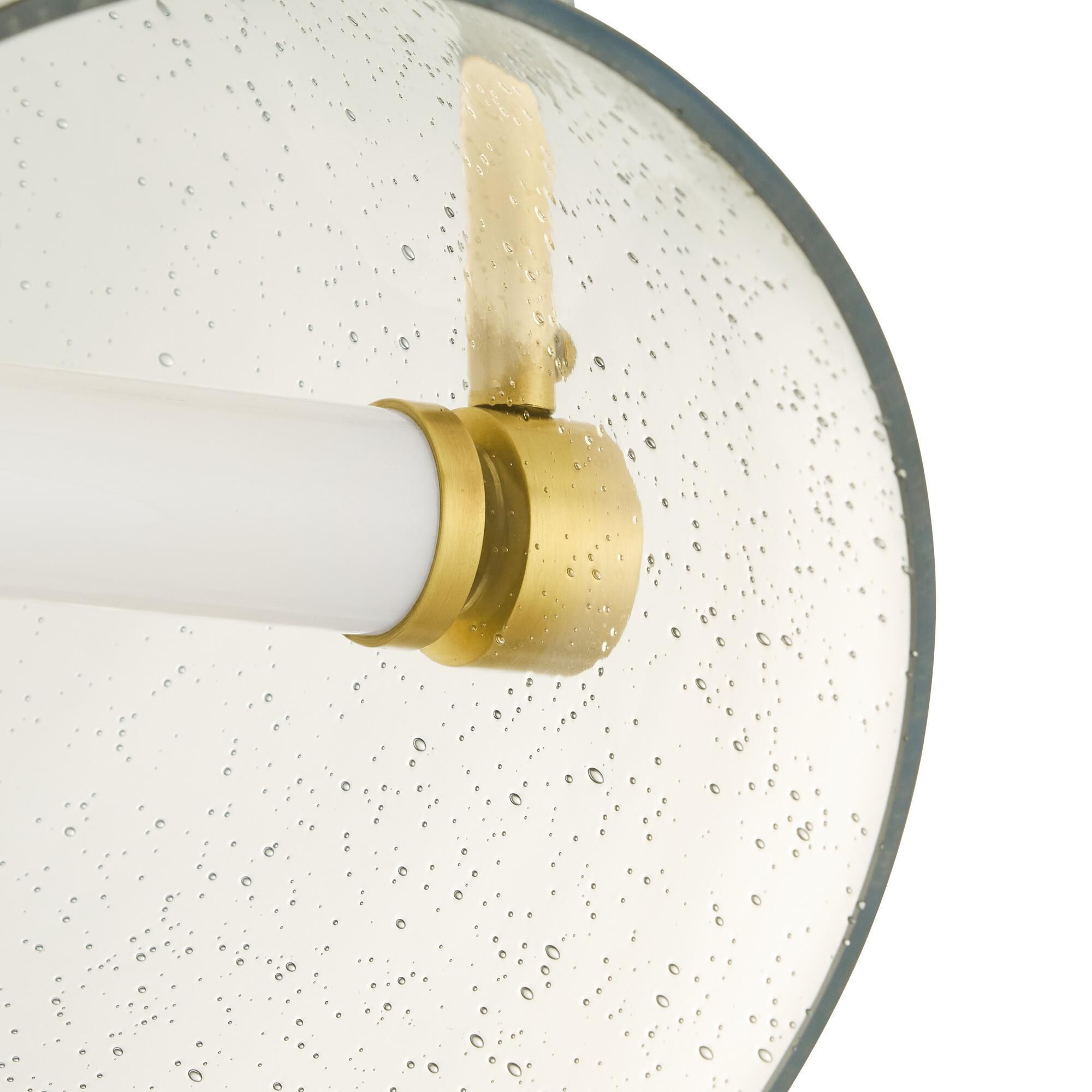 Shown in Antique Brass finish and Smoke glass