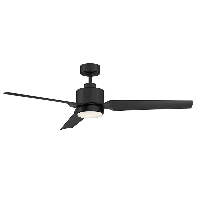 52 Inch Ceiling Fan with Light Kit by Meridian Lighting