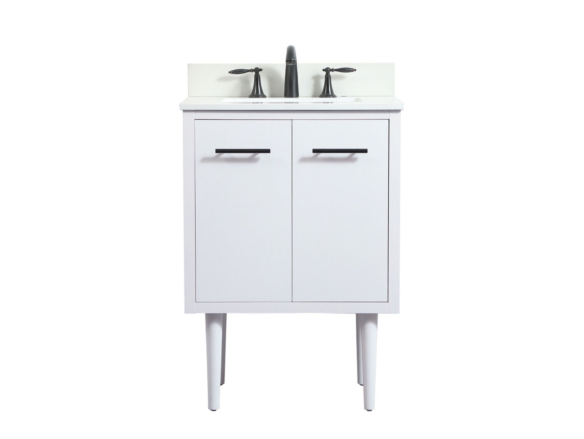 Shown in White finish