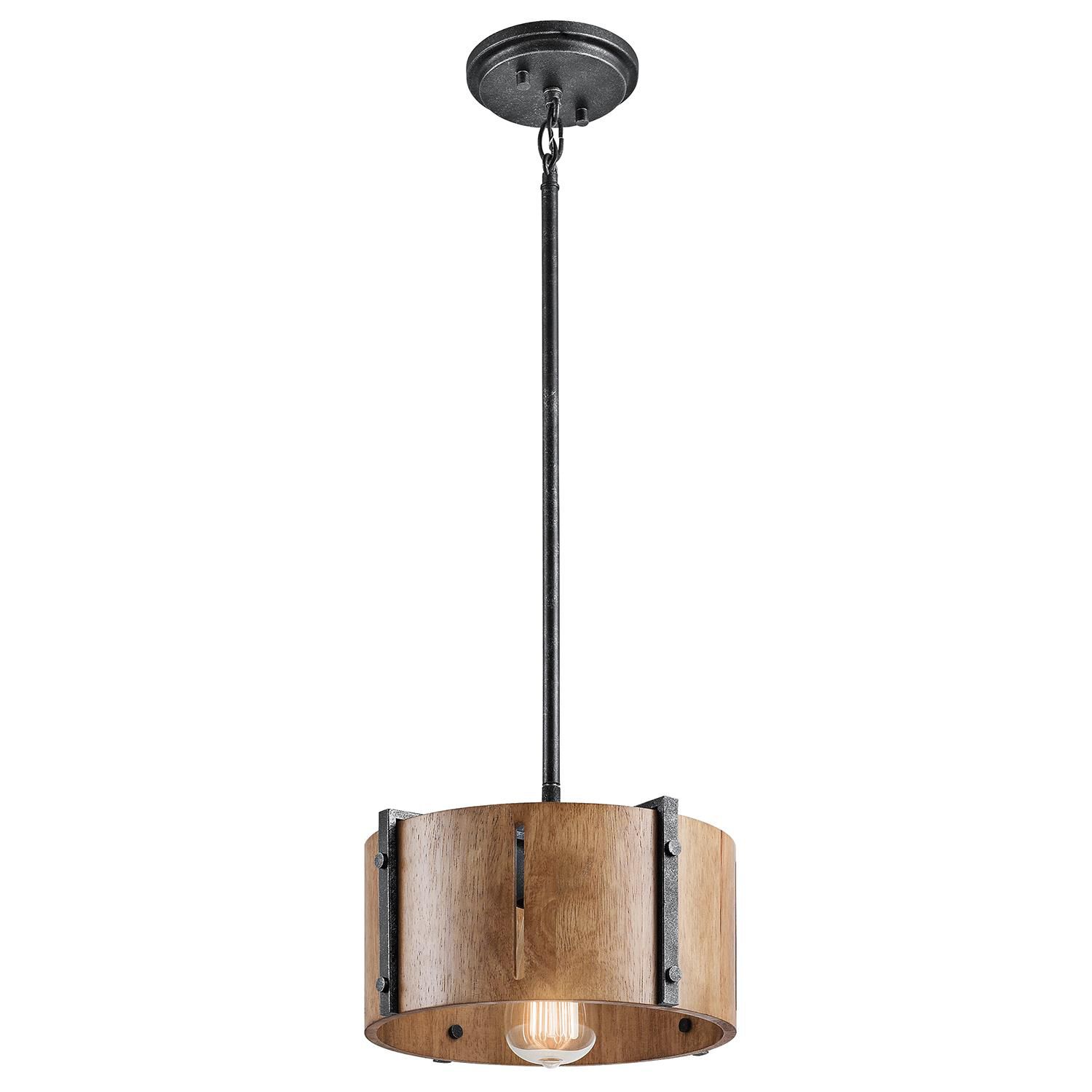 Elbur 10 Inch 1 Light Semi Flush Mount by Kichler Lighting