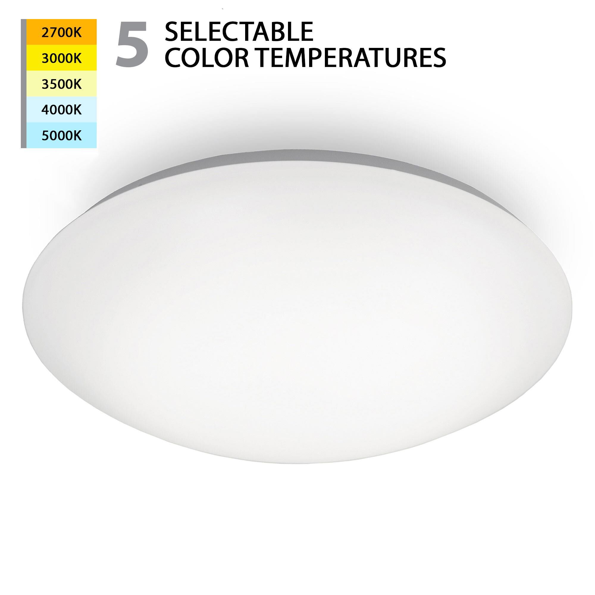 Glo 14 Inch 1 Light LED Flush Mount by WAC Lighting