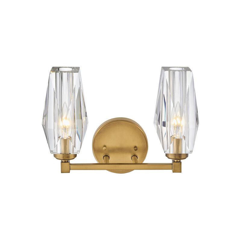 Ana 14 Inch 2 Light Bath Vanity Light by Hinkley