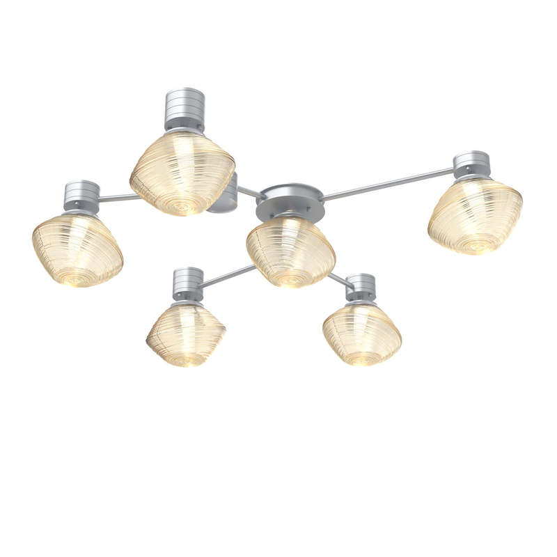 Levi Wilson Mesa 37 Inch Semi Flush Mount by Hammerton Studio