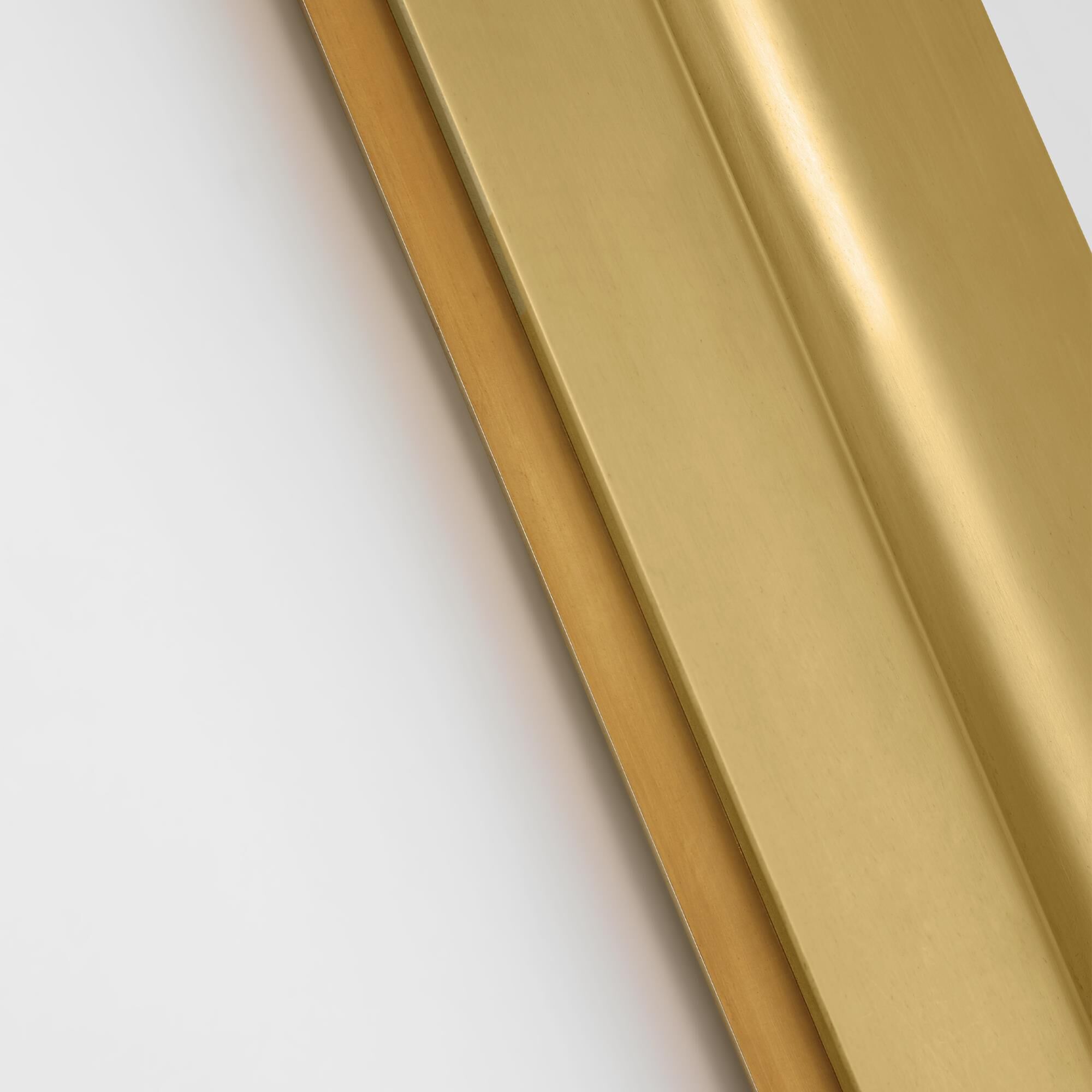 Shown in Hand-Rubbed Antique Brass finish and Brass shade