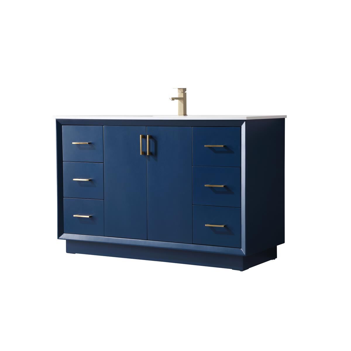 Shown in Blue finish