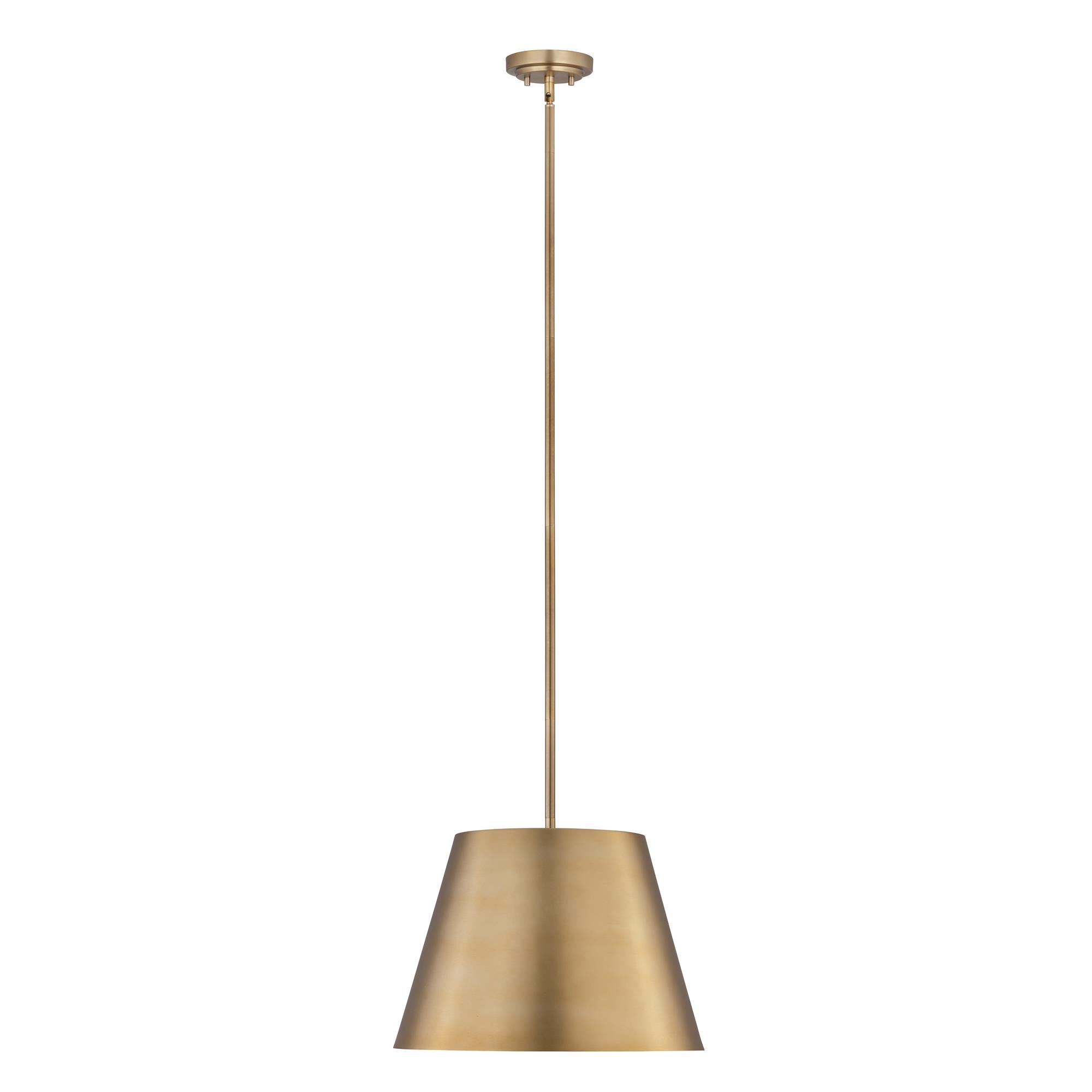 Shown in Modern Gold finish and Modern Gold glass and Modern Gold shade
