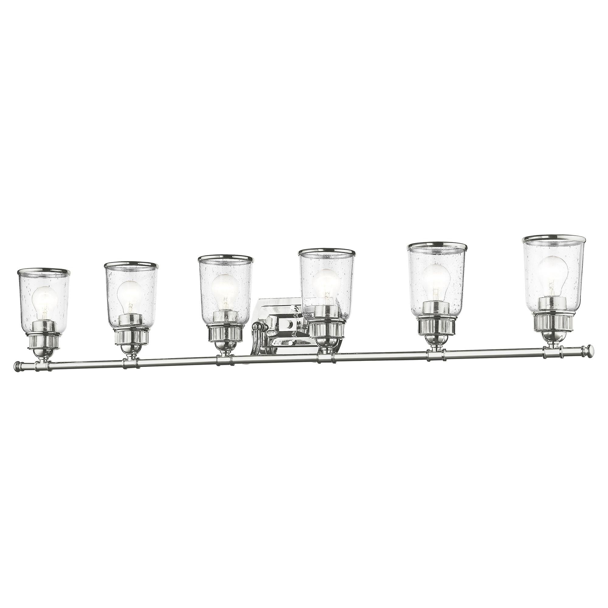 Lawrenceville 47 Inch 6 Light Bath Vanity Light by Livex Lighting