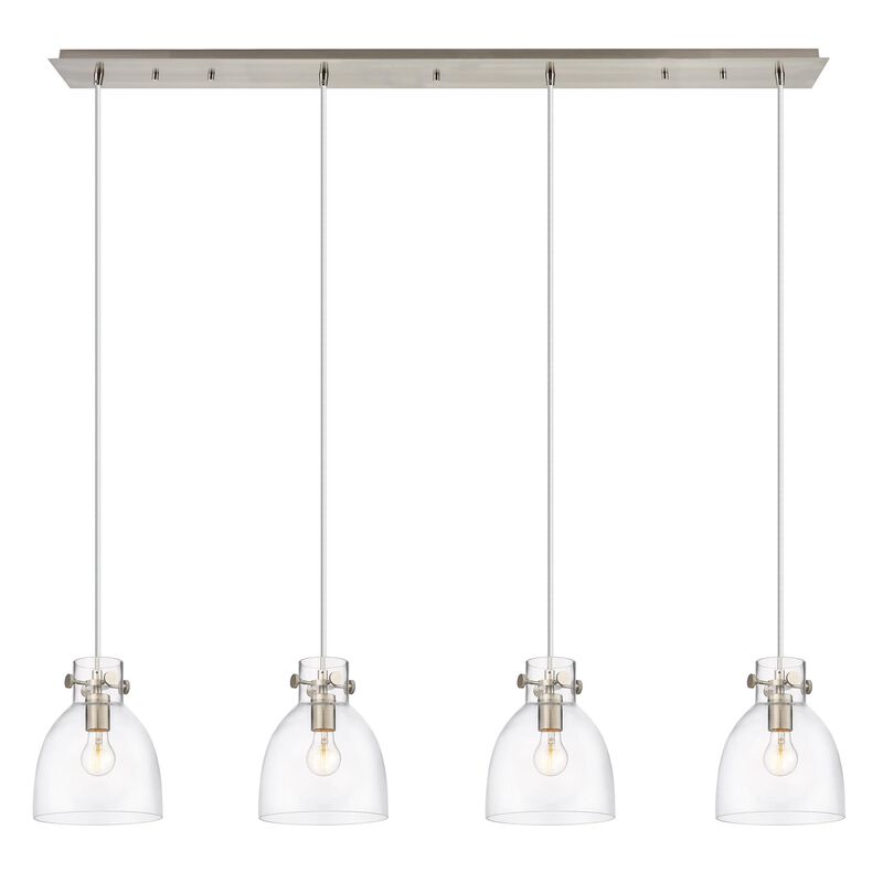Bruno Marashlian Newton Bell 51 Inch 4 Light Linear Suspension Light by Innovations Lighting