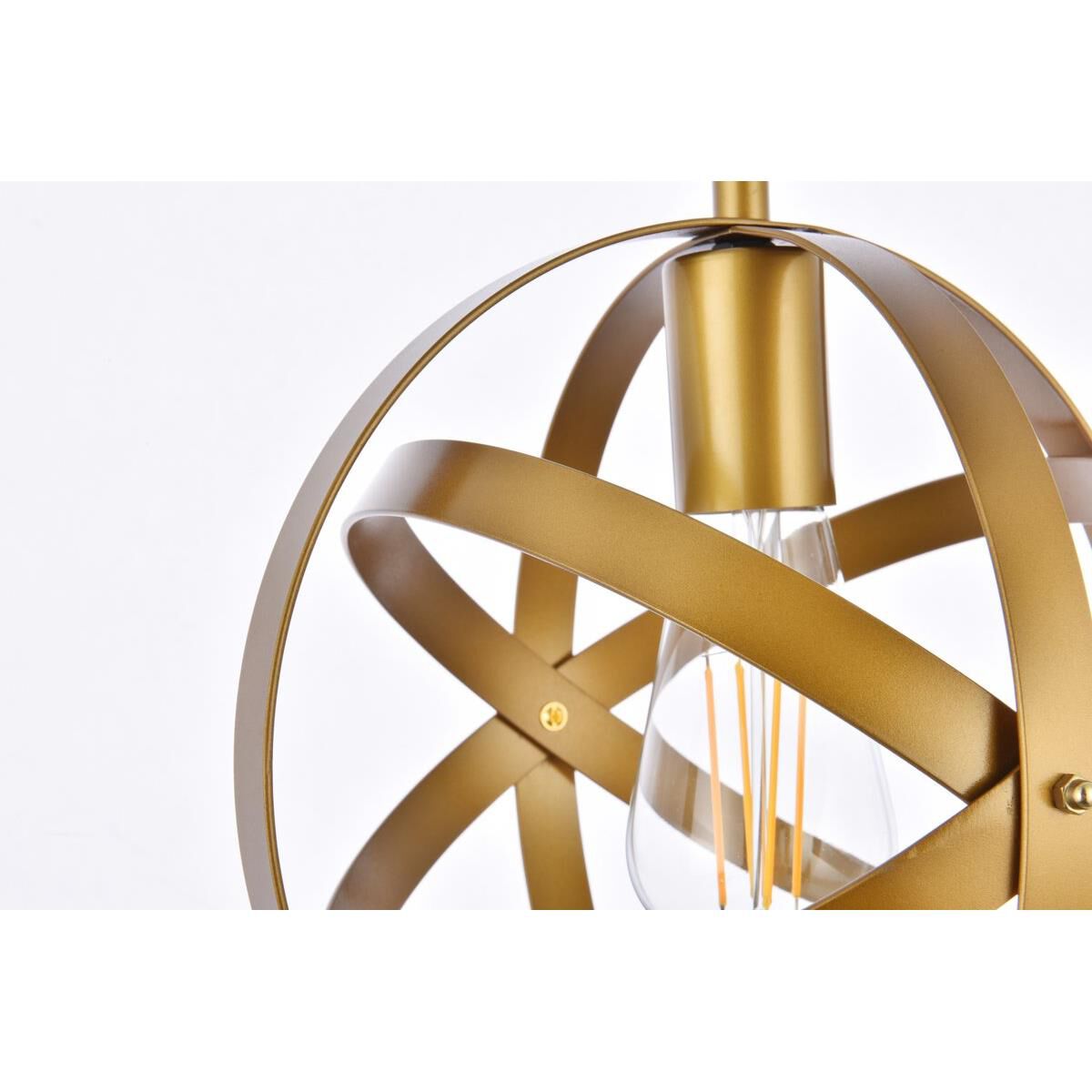 Shown in Brass finish and Brass Iron shade