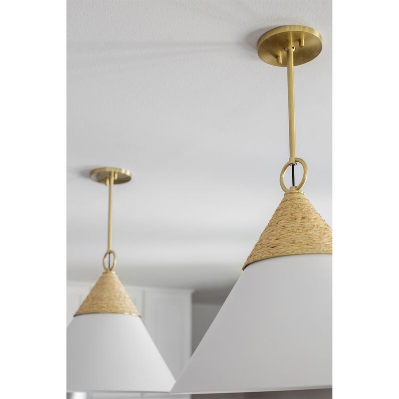 Megan Molten Mica Small Pendant Light by Mitzi