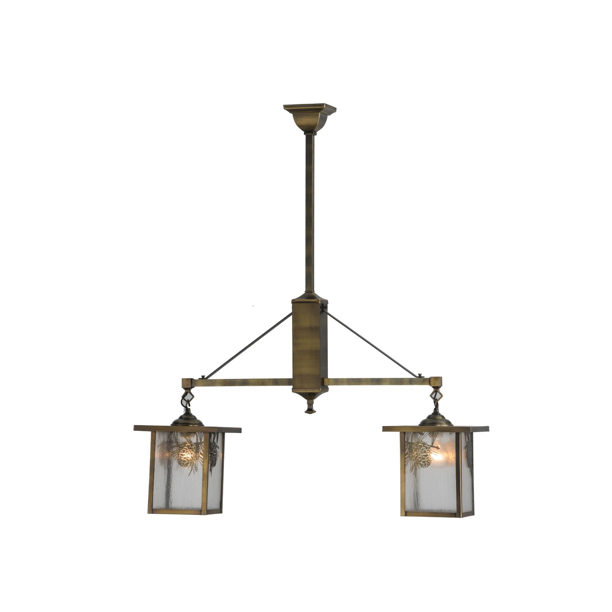 Hyde Park 35 Inch 2 Light Linear Suspension Light by Meyda Lighting