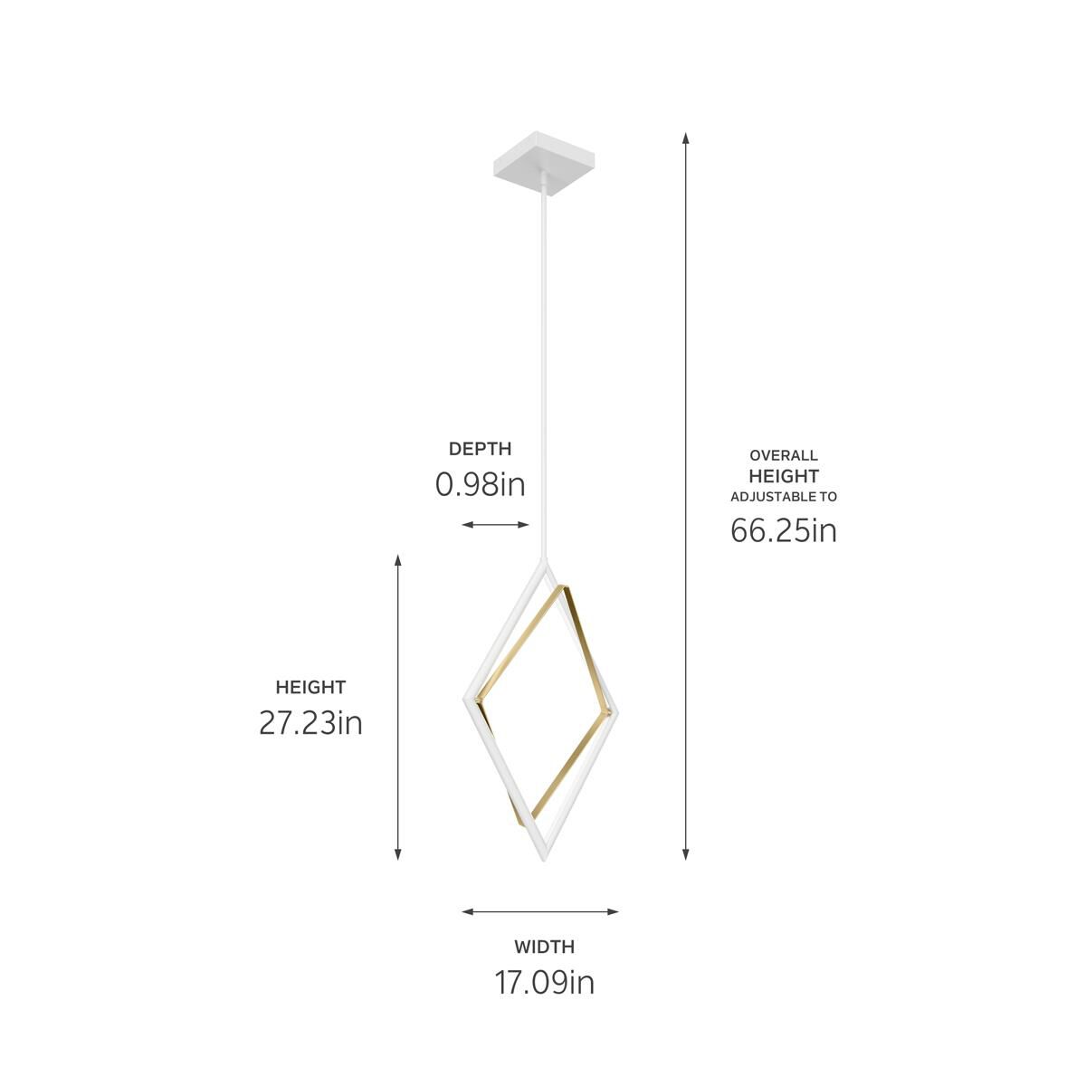 Shown in White finish