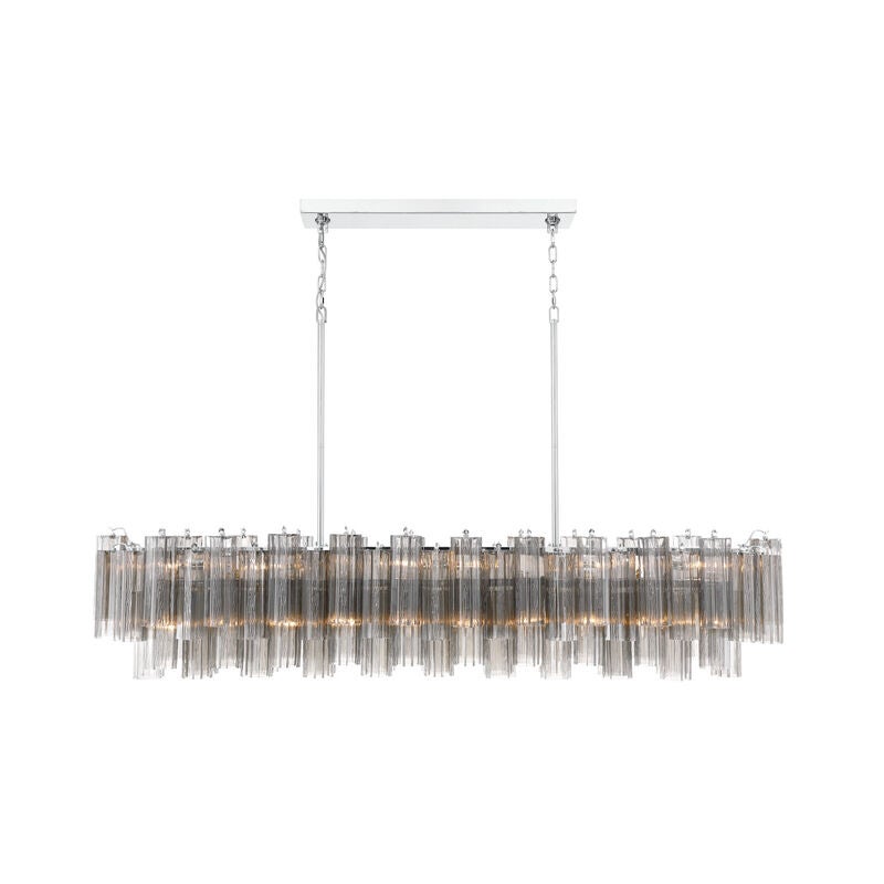 Addis Large Linear Chandelier by Crystorama