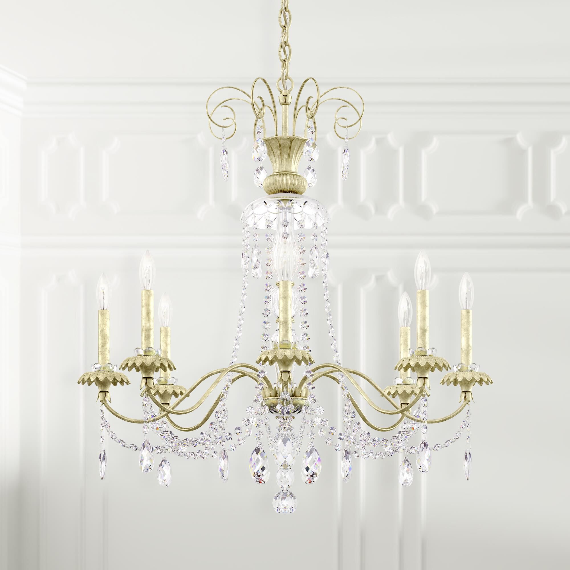 Helenia 31 Inch 8 Light Chandelier by Schonbek