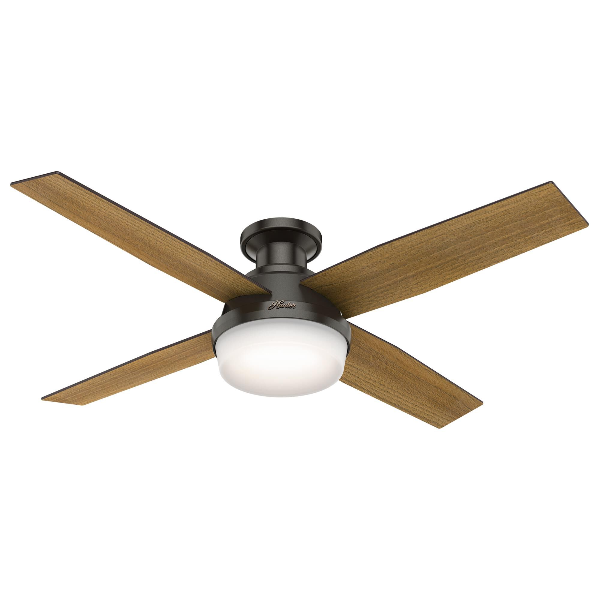 Shown in Bronze finish and Cased White glass