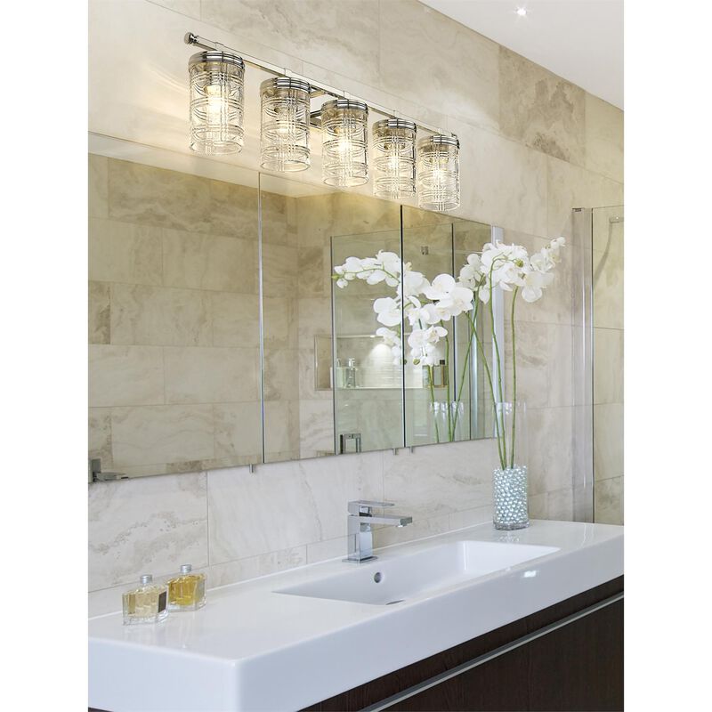 Archer 38 Inch 5 Light Bath Vanity Light by Z-Lite