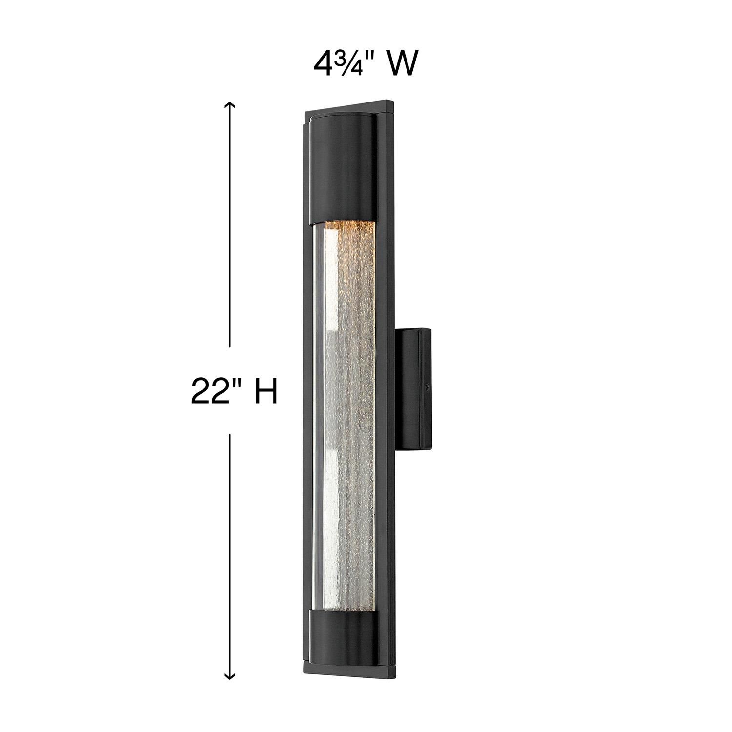 Hinkley Lighting Mist 22 Inch Tall Outdoor Wall Light