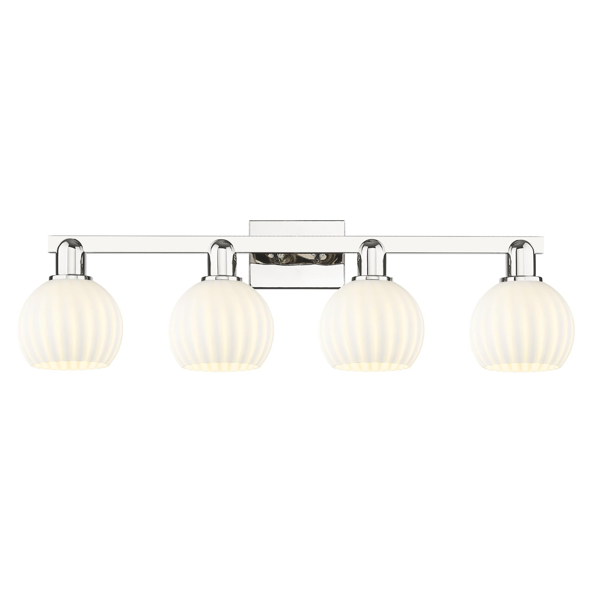 Bruno Marashlian White Venetian 33 Inch Bath Vanity Light by Innovations Lighting