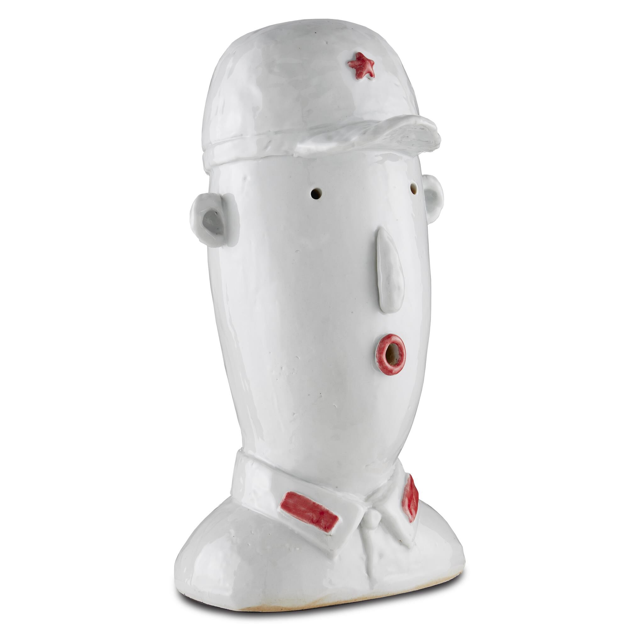 Shown in Off White, Brown, Red finish