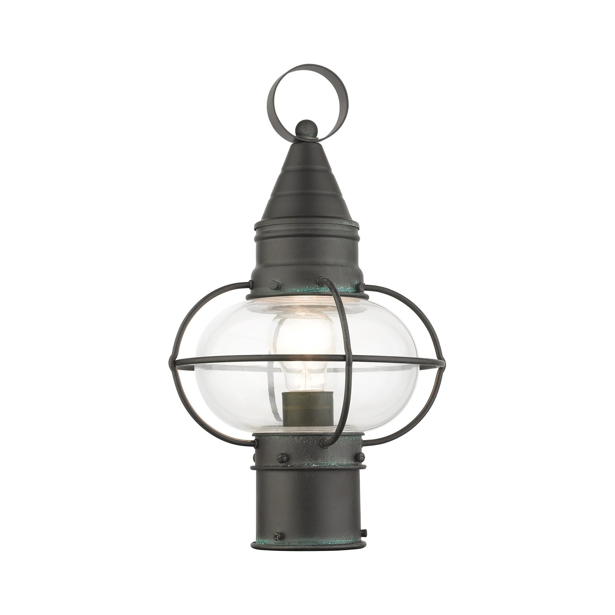 Livex Lighting Newburyport 15 Inch Tall Outdoor Post Lamp