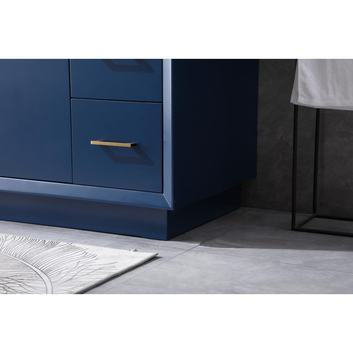 Shown in Blue finish