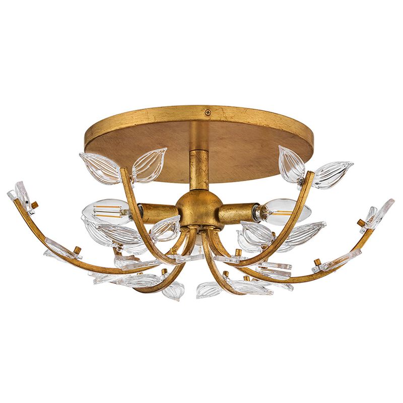 Aliso 20 Inch 3 Light Semi Flush Mount by Hinkley
