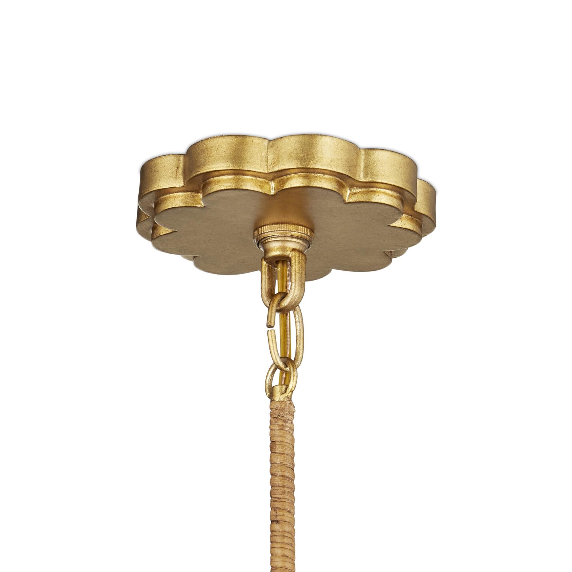 Shown in Natural, Contemporary Gold Leaf finish