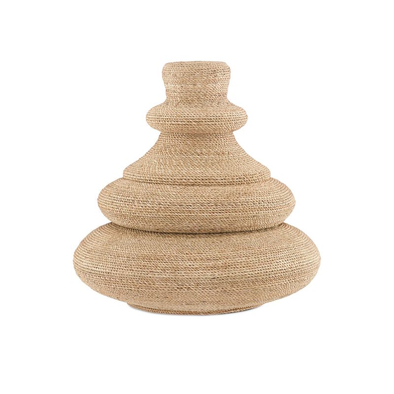 Jaru Rope Vessel Vase-Urn by Currey and Company