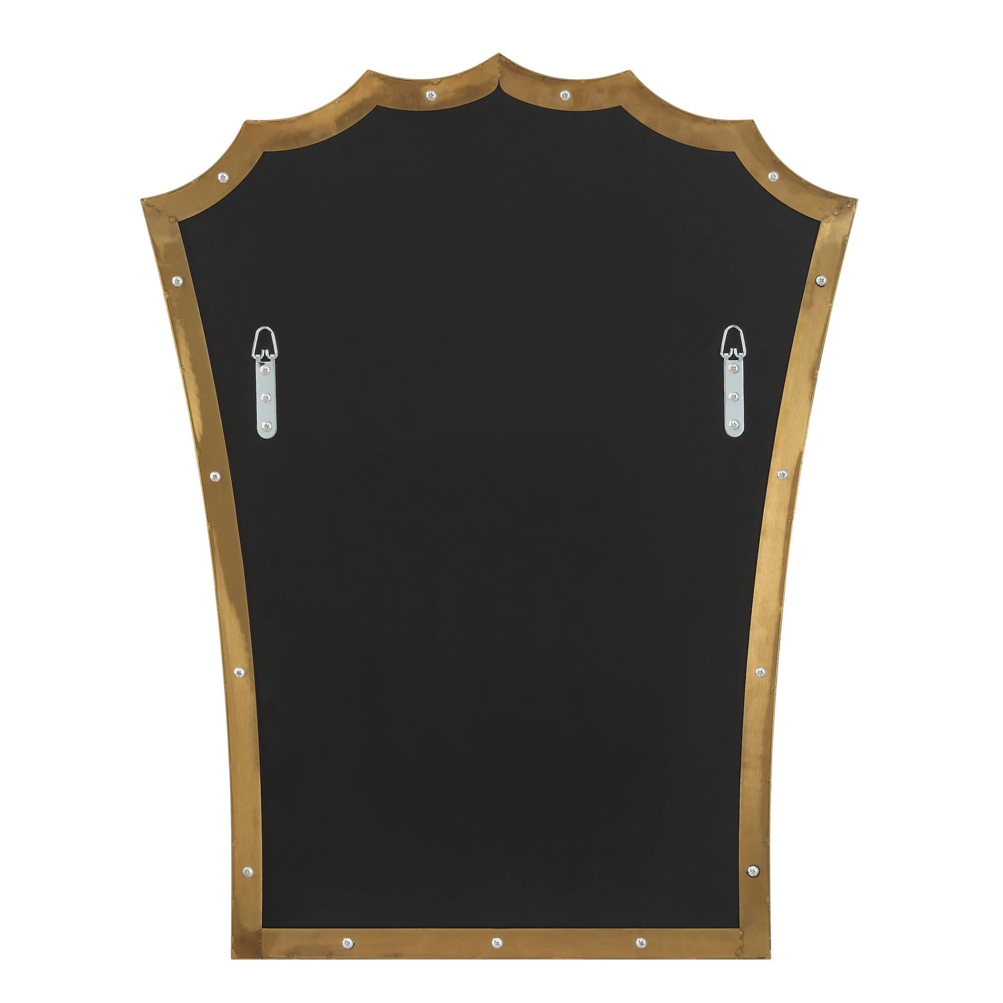 Shown in The Monarch Vanity Mirror Is Crafted With A Sleek Stainless Steel Frame Finished In Plated Antique B finish