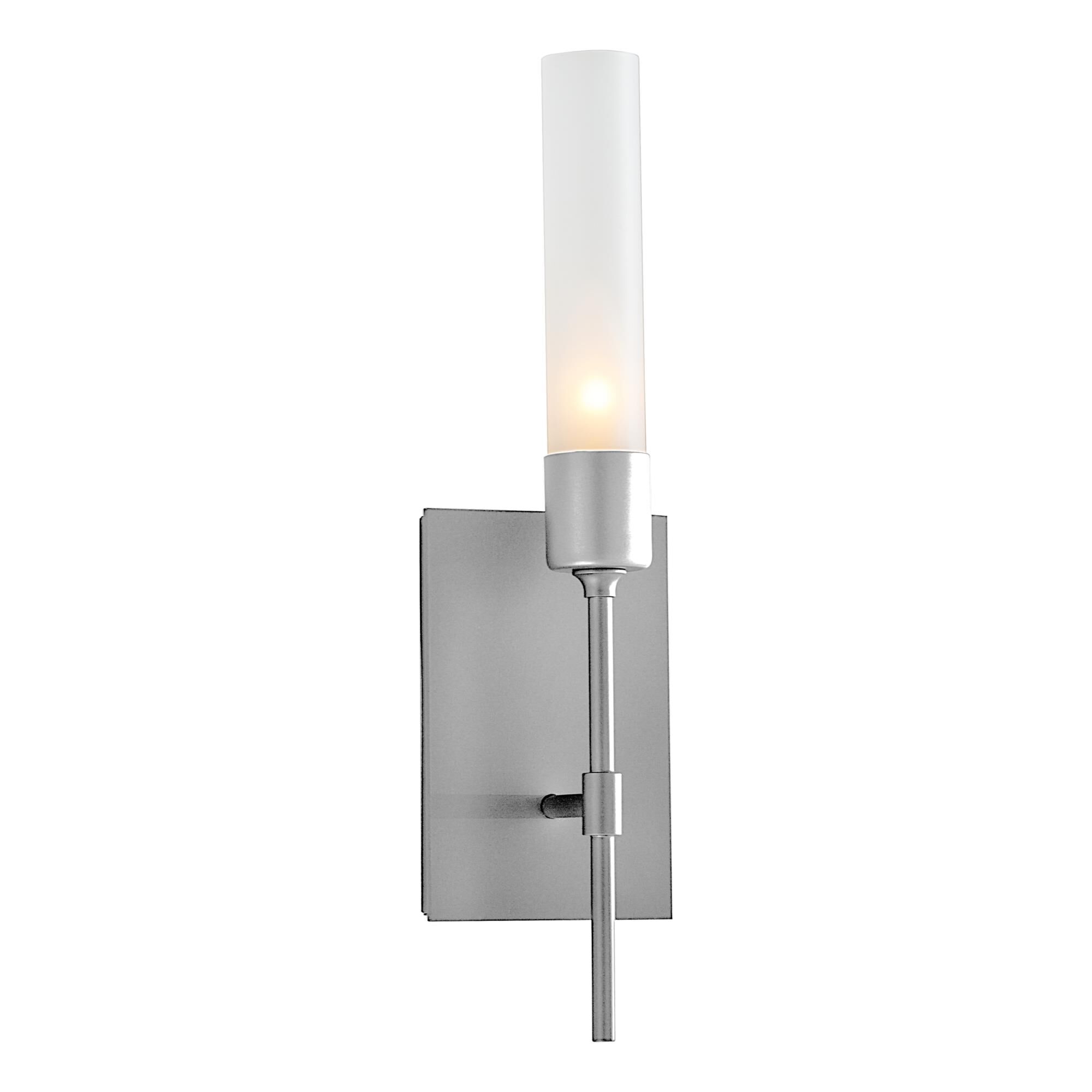 Shown in Sterling finish and Frosted glass