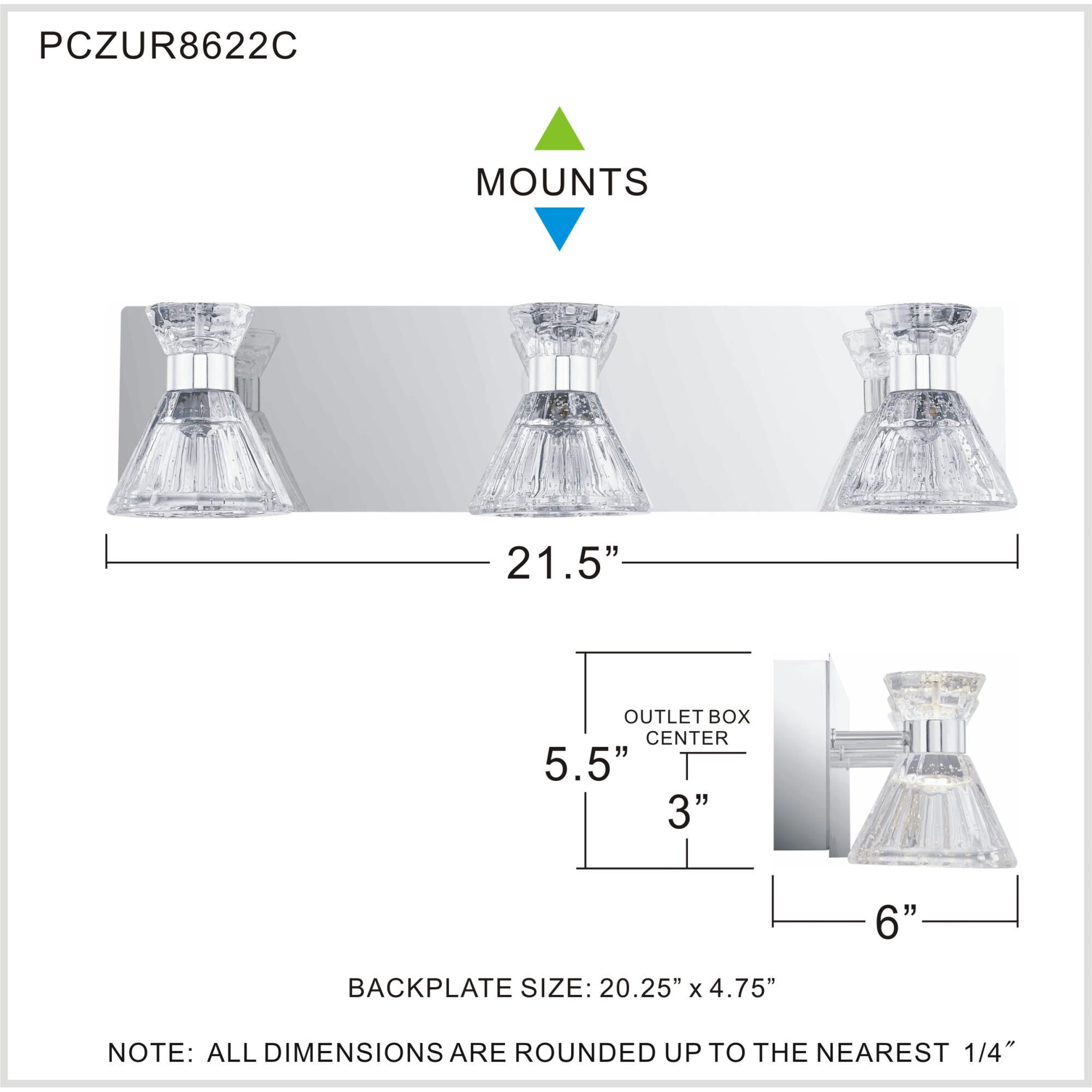 Quoizel Zuri 21 Inch LED Bath Vanity Light