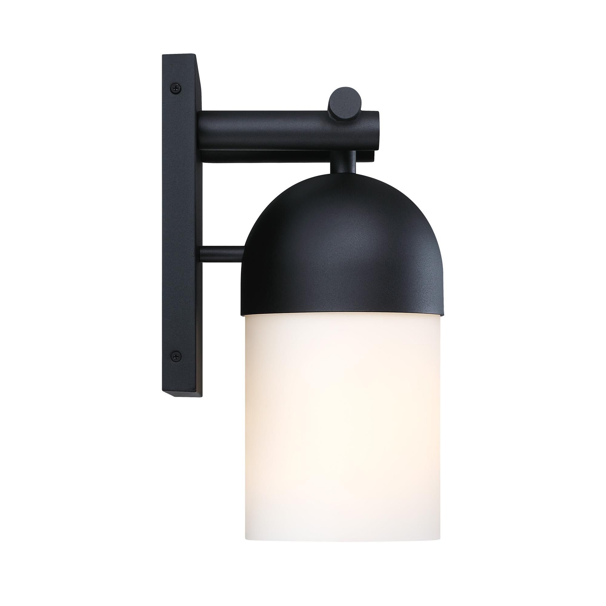 Shown in Black finish and Etched Opal glass