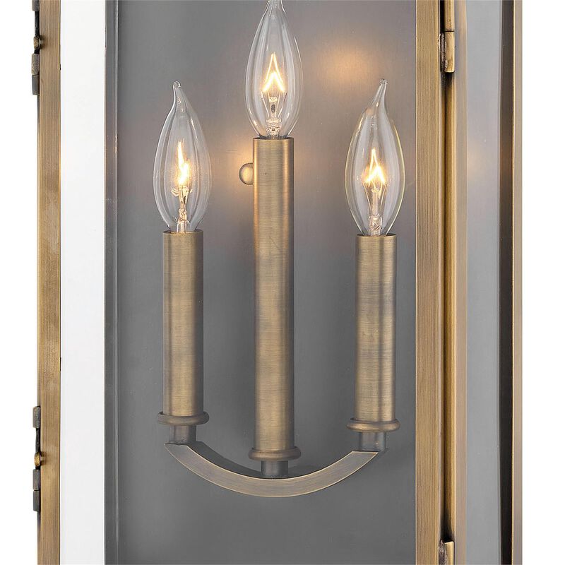 Rowley 21 Inch Tall 3 Light Outdoor Wall Light by Hinkley Lighting