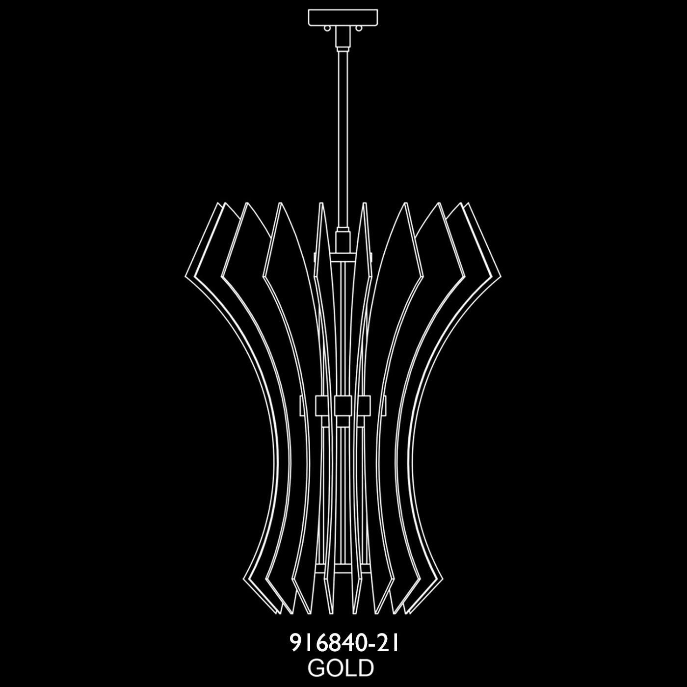 Alex Woogmaster Newton Large Pendant by Fine Art Handcrafted Lighting