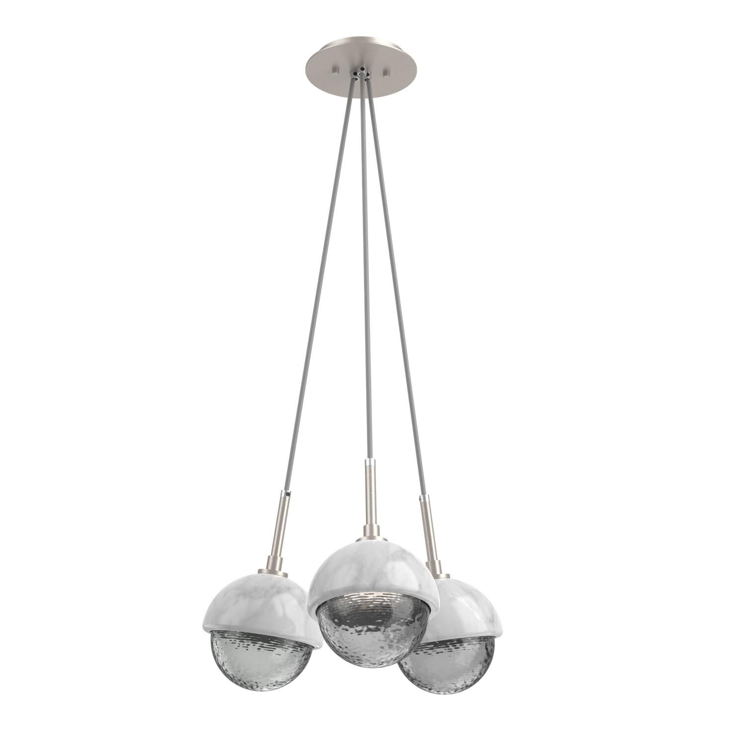 Levi Wilson Cabochon 13 Inch Multi Pendant Light by Hammerton Studio