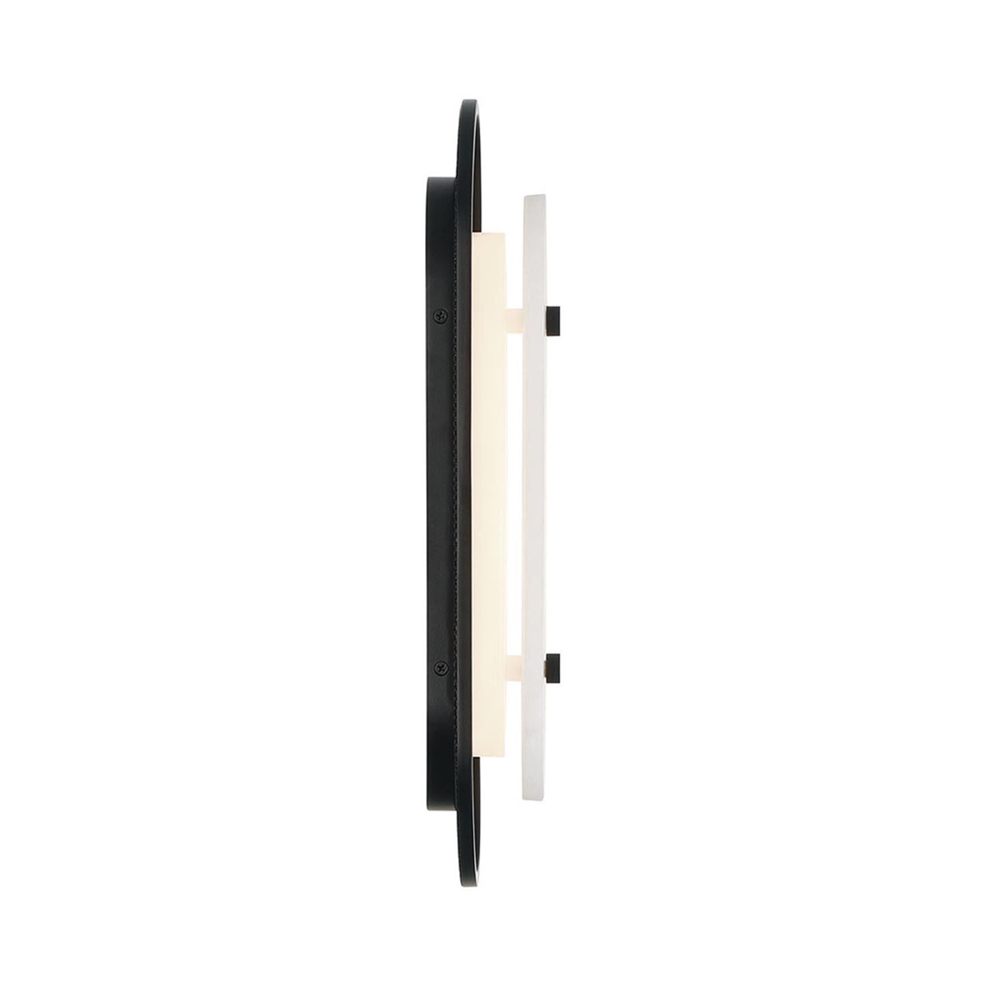 Shown in Black finish and Alabaster glass